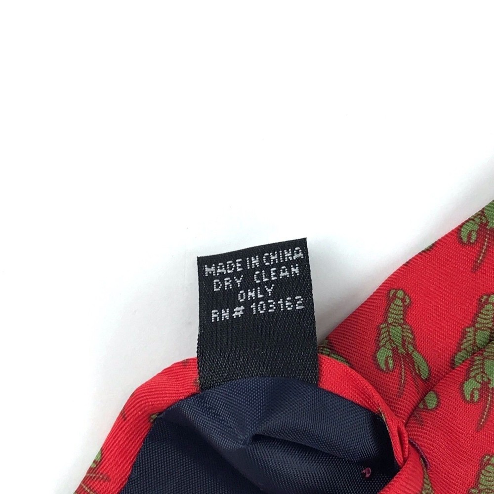 Utopia Men's Tie Handmade Red Green Lobster Sea Life Animal Necktie 56" NEW - Picture 6 of 8